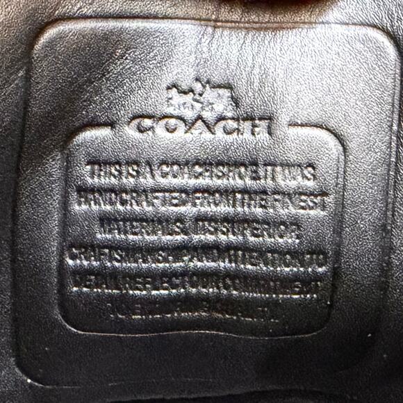 Coach G1680 C210 Mens 11D White Black Red Leather Wild Lily Floral High Top - Picture 10 of 11